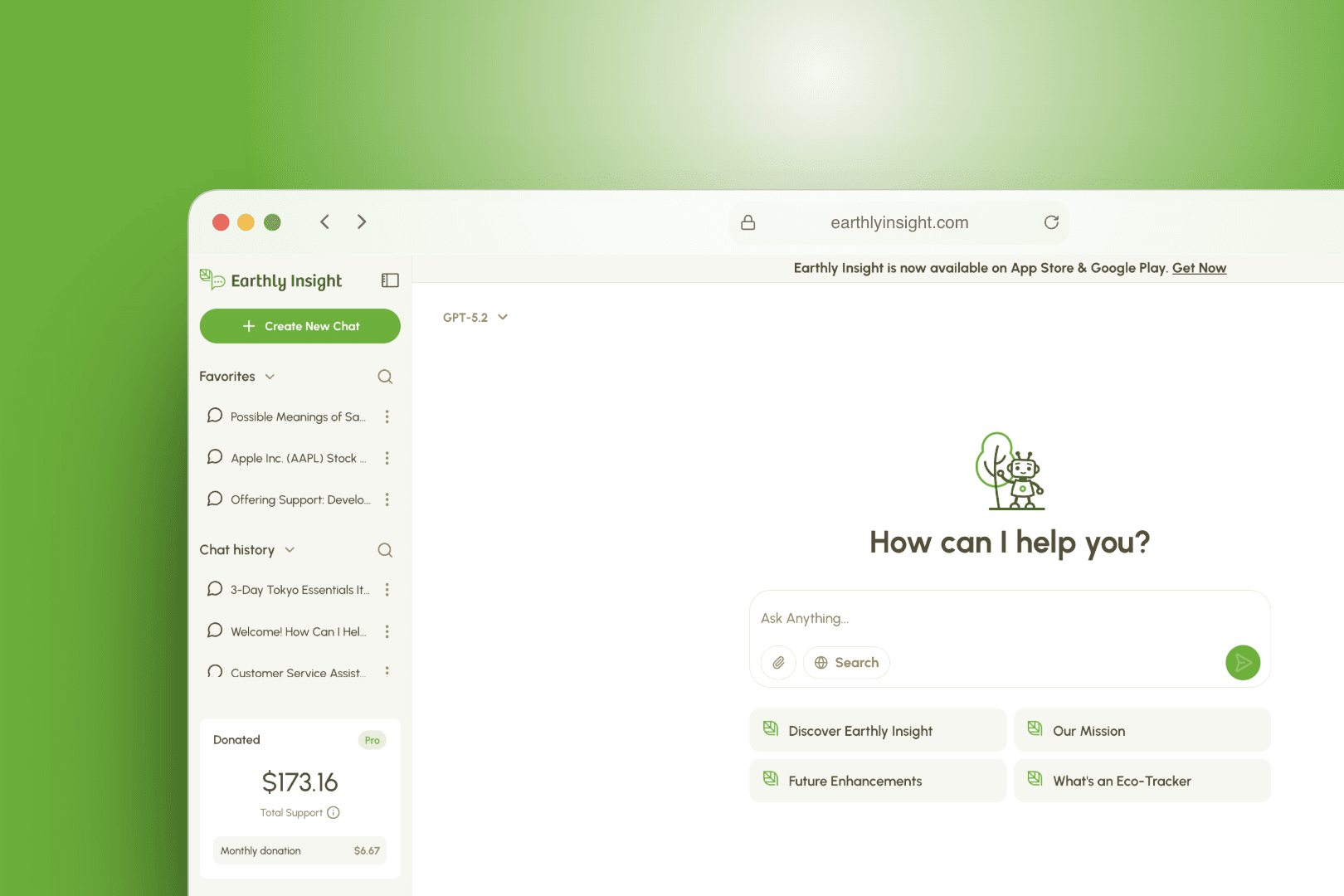 Earthly Insight product mockup